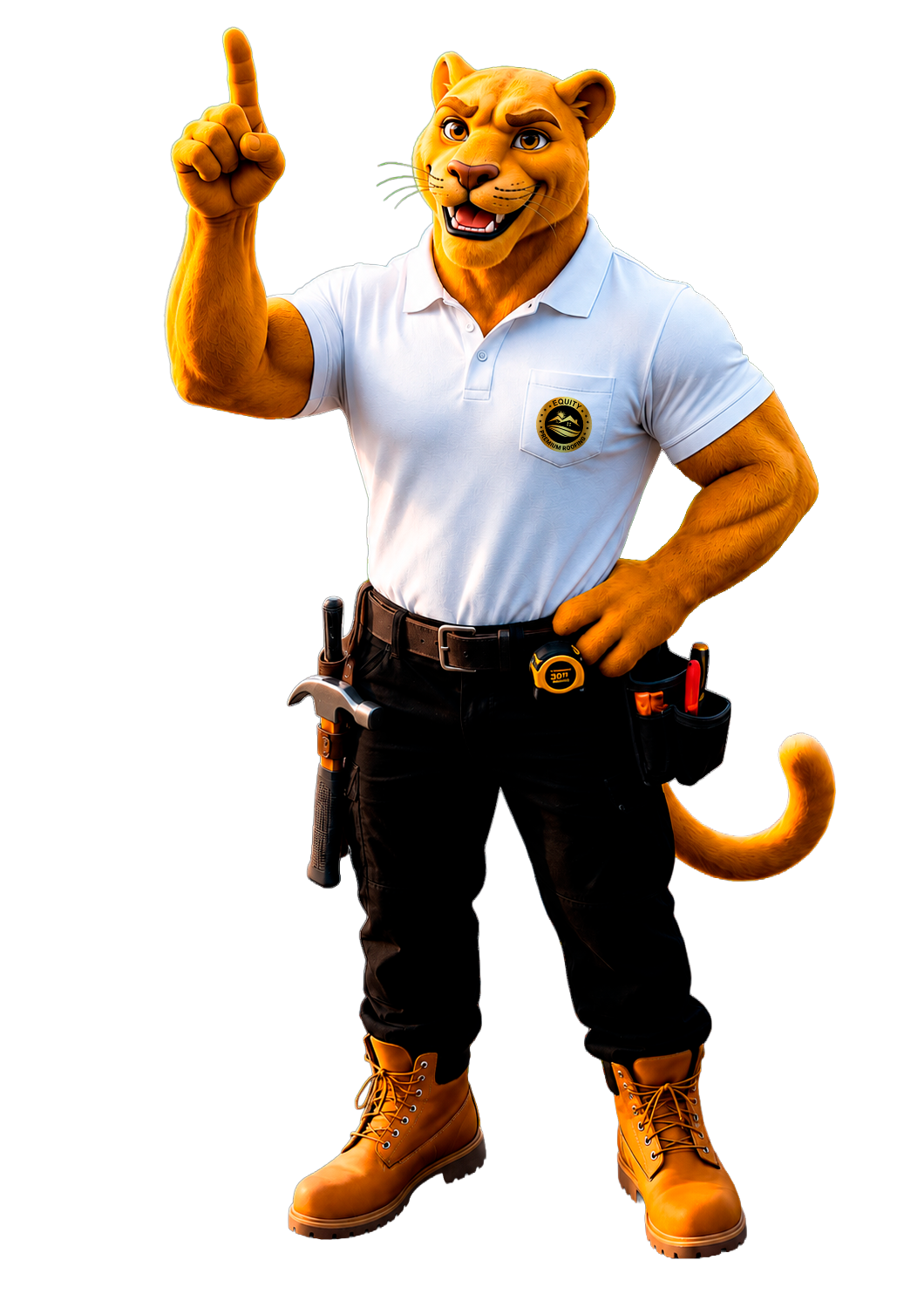 Rufo, Equity Premium Roofing mascot