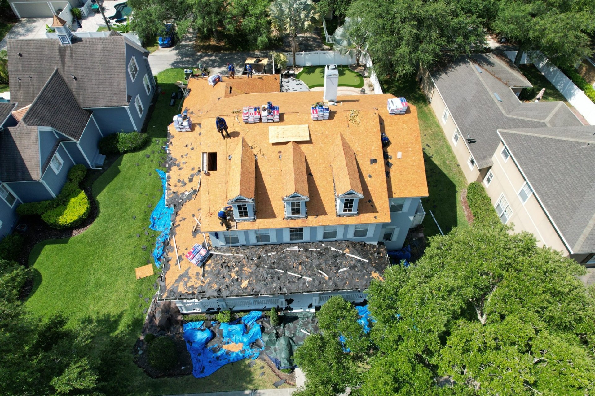 Before — Complete tear-off & architectural shingle install