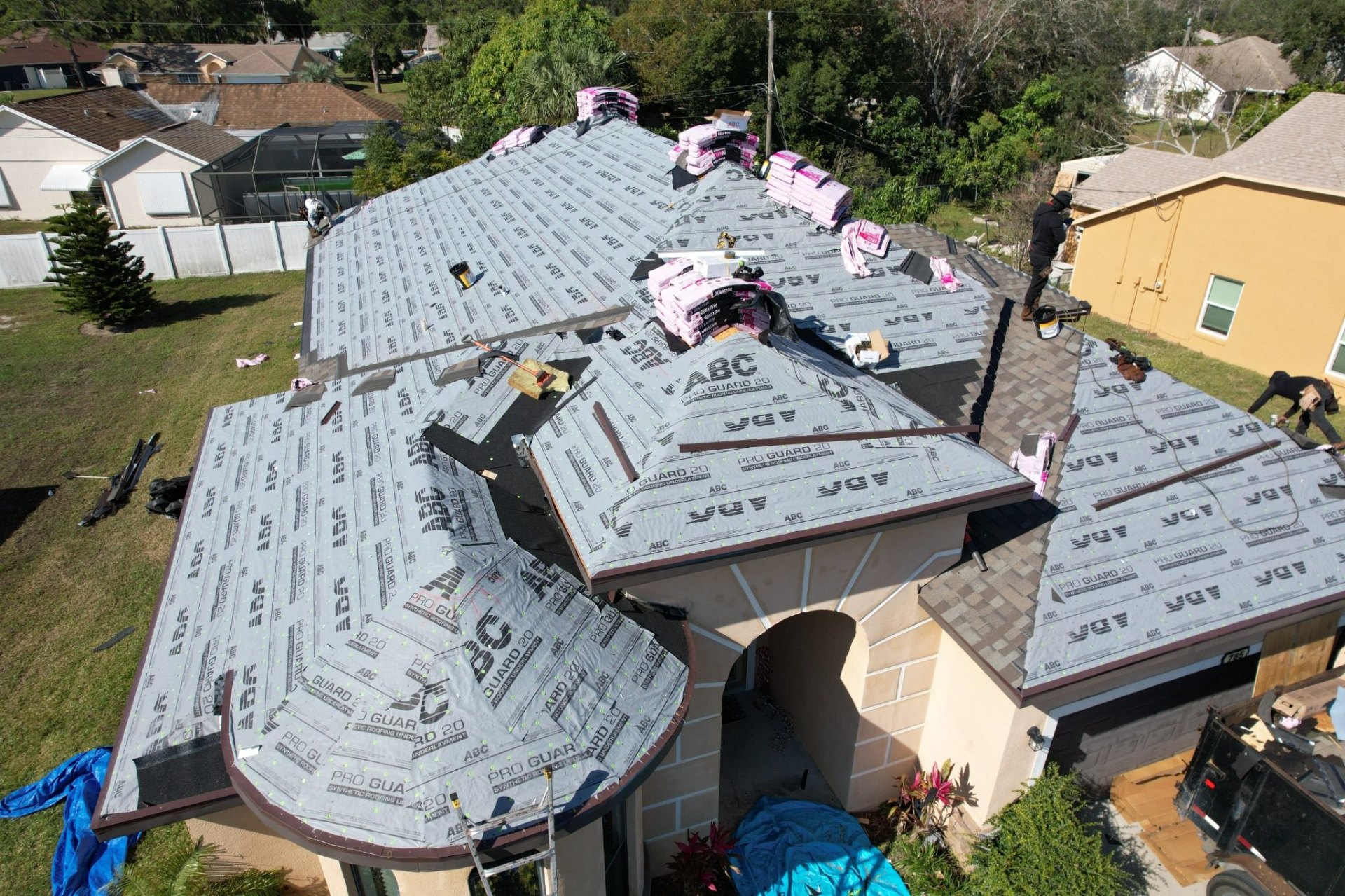 Before — Full tear-off and shingle re-roof