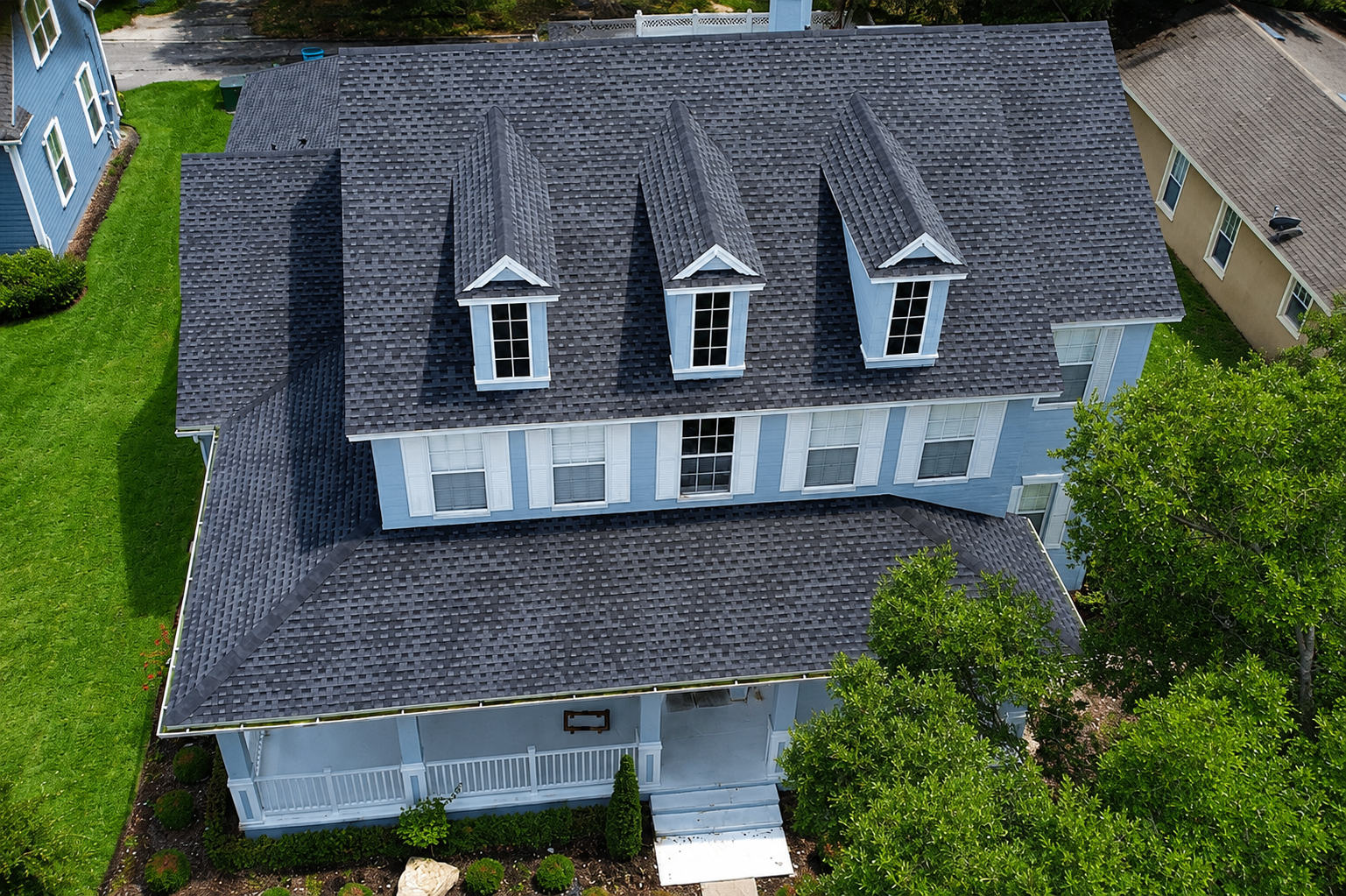 After — Complete tear-off & architectural shingle install